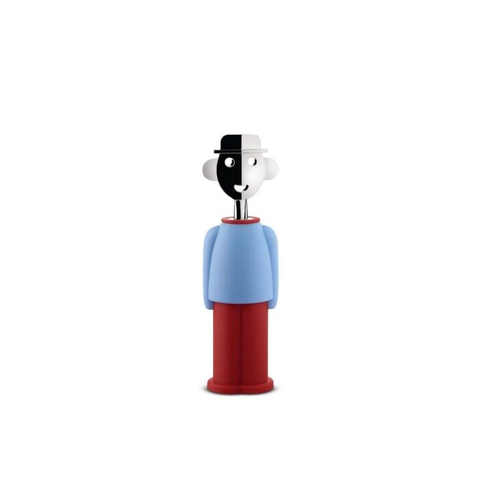 Alessi - Alessandro Corkscrew - Light Blue/Red